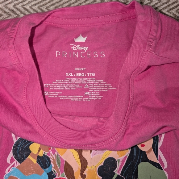 Disney Princess Pink Tank Top - Picture 3 of 5